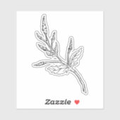 Bijvoet Kruid Sticker (Vel)