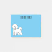 Bijvoorbeeld cartoon bichon frise post-it® notes (Voorkant)