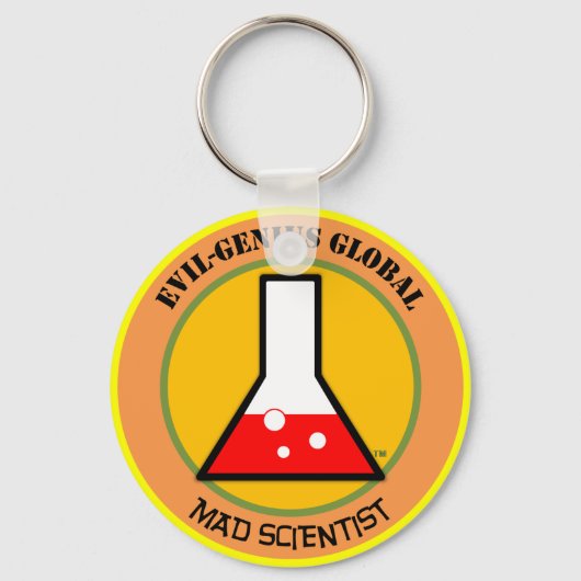 Bijvoorbeeld Mad Scientist Sleutelhanger (Voorkant)