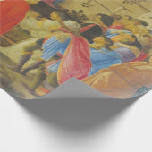 Bijwerking van de Magi door Sandro Botticelli 1475 Cadeaupapier (Hoek)