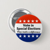 bijzondere verkiezingen ronde button 5,7 cm (Voorkant /achterkant)