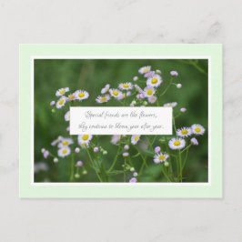 Bijzondere vriendschap briefkaart