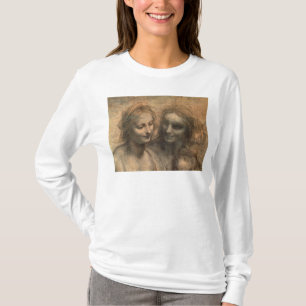 Bijzonderheden over de hoofden van de Maagd en de T-shirt