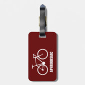 Bike Aphrodisiac Bagagelabel (Achterkant verticaal)