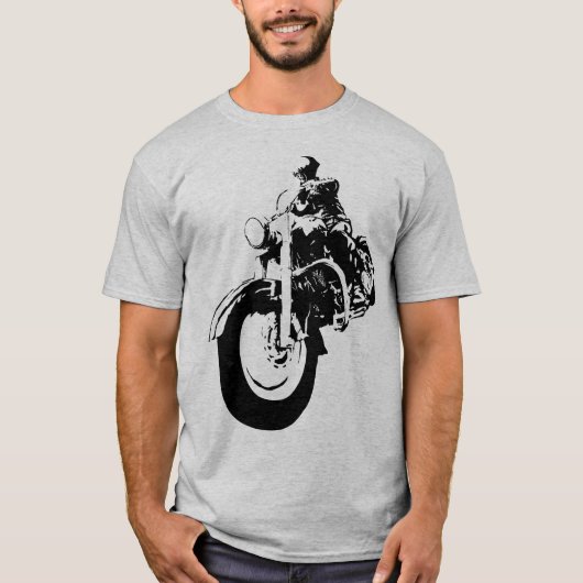 bike&army t-shirt (Voorkant)