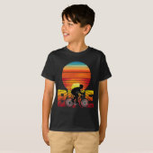 BIKE BIKING SUNSET T-Shirt (Voorkant volledig)
