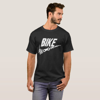 Bike Chain Links Swoosh Short Sleeve Gildan T-shir T-shirt