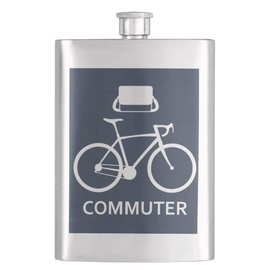 Bike Commuter Flask Flacon (Voorkant)
