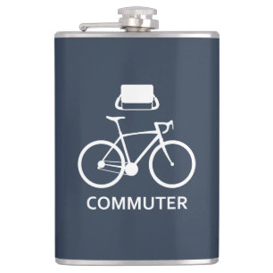 Bike Commuter Flask Heupfles