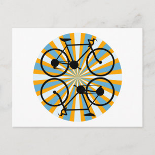 Bike Cycling Bicycle Briefkaart