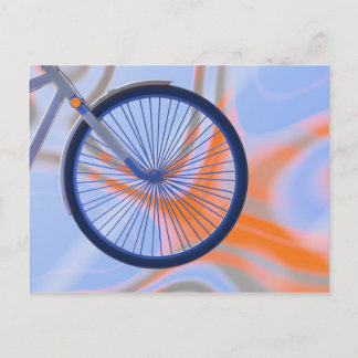Bike-cyclus - fietsenwiel briefkaart