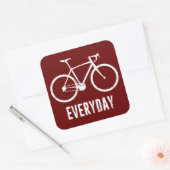 Bike Day Vierkante Sticker (Envelop)