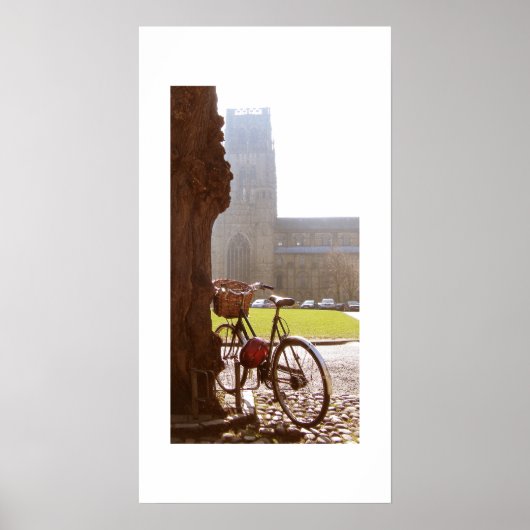 Bike & Durhm Cathedral Poster (Voorkant)