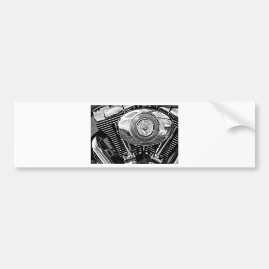 Bike-engine Bumpersticker (Voorkant)