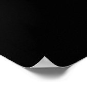 Bike Front Black en White Silhouette Poster (Hoek)