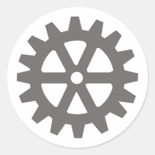 Bike Gear Ronde Sticker