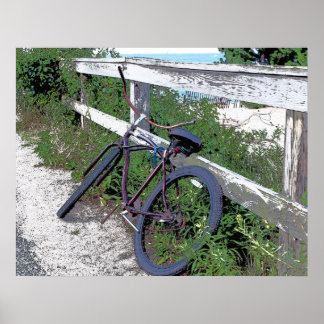 Bike in de Jersey Shore Poster