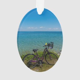 Bike in Mackinac Ornament