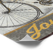 bike met prijsopgave poster (Hoek)
