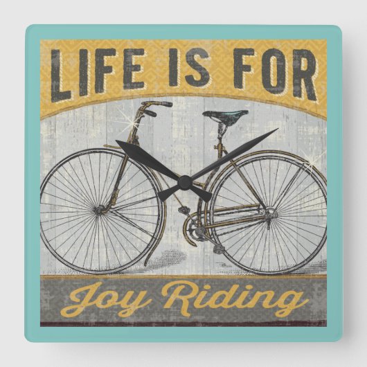  bike met prijsopgave vierkante klok (Voorkant)