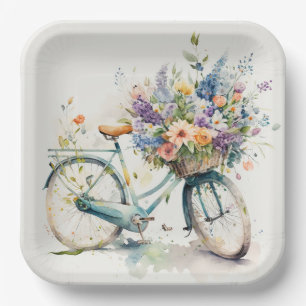 Bike met ventilatormand papieren bordje