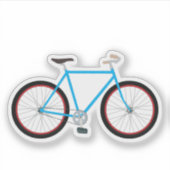 Bike-ontwerp voor fietsen sticker (Voorkant)