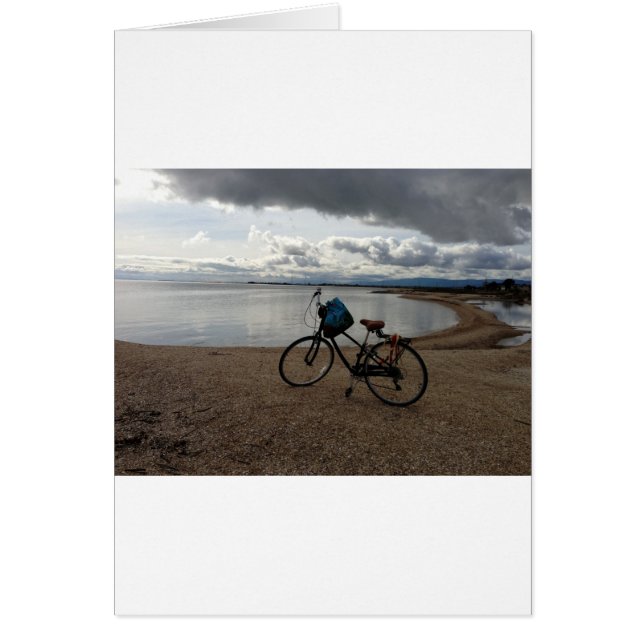 Bike op het strand (Voorkant)