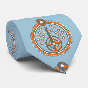 Bike Parts Roundel Pattern Stropdas