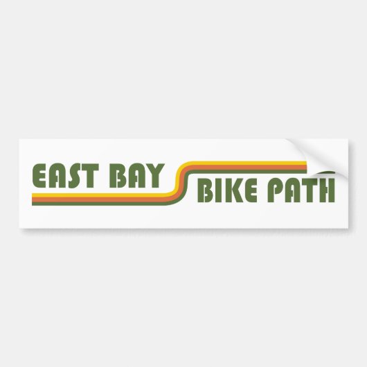 Bike Path voor East Bay Bumpersticker (Voorkant)