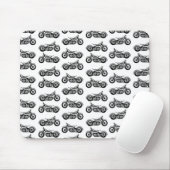  bike Pattern Muismat (Met muis)