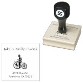  Bike Personalized Rubberstempel (Gestempeld)