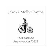  Bike Personalized Rubberstempel (Afrduk)