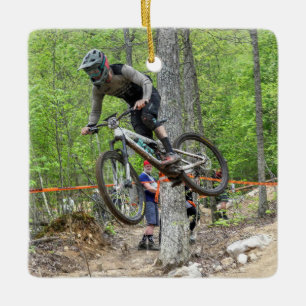 Bike Race Keramisch Ornament