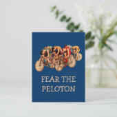 Bike Racing Peloton Humor Tshirt Briefkaart (Staand voorkant)