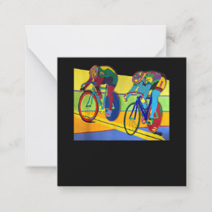 Bike RacingCycling Lovers Womens Sprint Finish Notitiekaartje