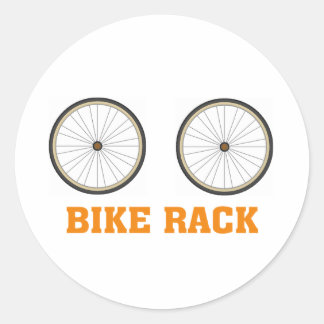 Bike Rack Ronde Sticker