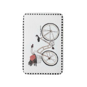Bike Ride Bathmat Badmat (Voorkant Verticaal)