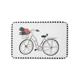 Bike Ride Bathmat Badmat
