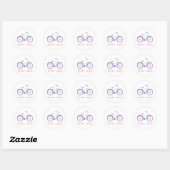 Bike Ride Ronde Sticker (Vel)