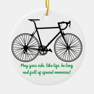 Bike Rider Keramisch Ornament
