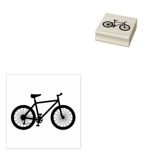 Bike Rider Rubberstempel (Gestempeld)