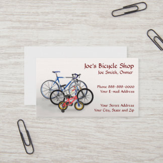 Bike Shop Owner Visitekaartje