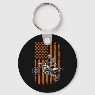 Bike Skeleton Halloween Mannen Boys Dirt Bike Fan Sleutelhanger