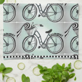 "Bike to the Beach" Theedoek (Gevouwen)