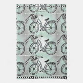 "Bike to the Beach" Theedoek (Verticaal)