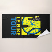 Bike Tour Art (Serviette de bain)