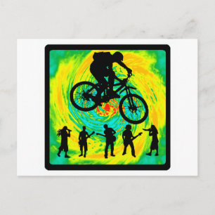 Bike Triple Jump Briefkaart