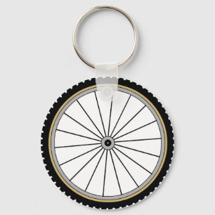 Bike Wheel Sleutelhanger
