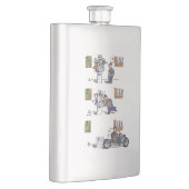 Biker Au Musée Flacon en acier inoxydable (Droite)