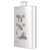 Biker Au Musée Flacon en acier inoxydable (Gauche)